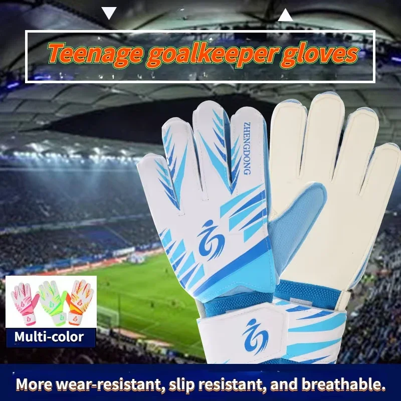 Children Football Goalkeeper Gloves with Finger Guard PU Wear-resistant Anti-slip Durable Protective Gloves Soccer Goalie Gloves
Children Football Goalkeeper Gloves with Finger Guard PU Wear-resistant Anti-slip Durable Protective Gloves Soccer Goalie Gloves