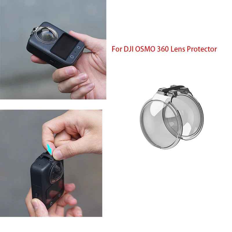 For DJI OSMO 360 Lens Protector Integrated Lens Cover Panoramic Camera Scratch-Resistant Protective Cover
For DJI OSMO 360 Lens Protector Integrated Lens Cover Panoramic Camera Scratch-Resistant Protective Cover