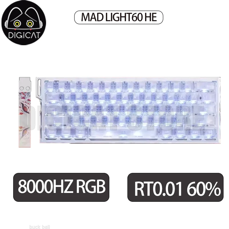 FGG Madlio Mad Light 60 He Магнитная клавиатура Skeleton Gaming E-Sport Cnc 8000 Гц Rgb Light Rt0.01 0,1 мс Клавиатура ПК Keycap Fps
FGG Madlio Mad Light 60 He Магнитная клавиатура Skeleton Gaming E-Sport Cnc 8000 Гц Rgb Light Rt0.01 0,1 мс Клавиатура ПК Keycap Fps