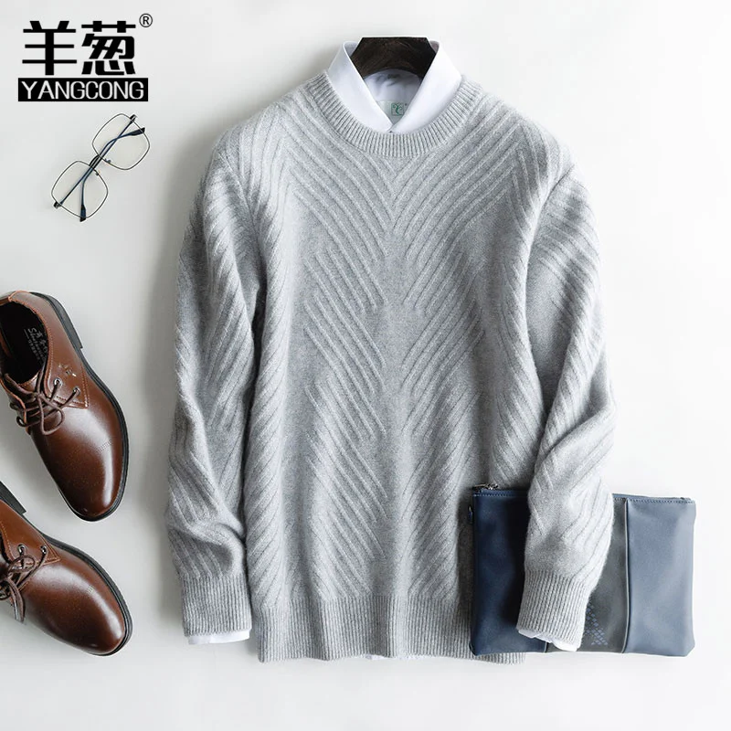 Sweater Men Clothing Double-yarn Men's Thicken Cashmere Knitted Sweater High-end Soft Smooth Pullover Male Chompa De Hombre sq
Sweater Men Clothing Double-yarn Men's Thicken Cashmere Knitted Sweater High-end Soft Smooth Pullover Male Chompa De Hombre sq