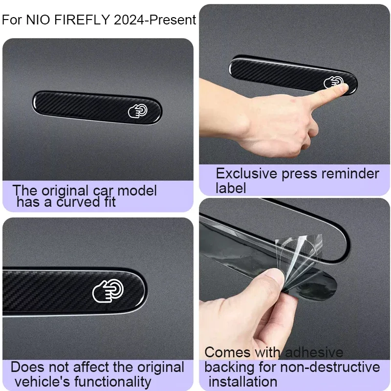 4pcs Car Drip Glue For NIO FIREFLY 2024-Present Door Handle Cover Anti Scratch Protect Auto External Decoration Accessories
4pcs Car Drip Glue For NIO FIREFLY 2024-Present Door Handle Cover Anti Scratch Protect Auto External Decoration Accessories