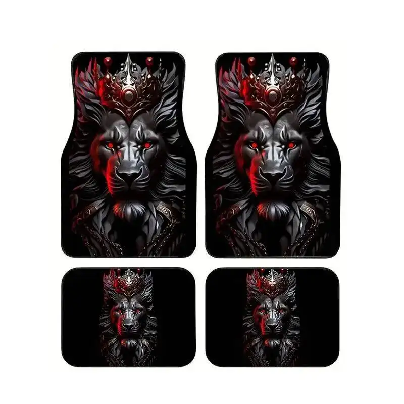4Pcs Dark Crown Lion Black Car Floor Mats Gothic King Style Anti-slip Waterproof Foot Liners Auto Interior Decoration Sedan SUV
4Pcs Dark Crown Lion Black Car Floor Mats Gothic King Style Anti-slip Waterproof Foot Liners Auto Interior Decoration Sedan SUV