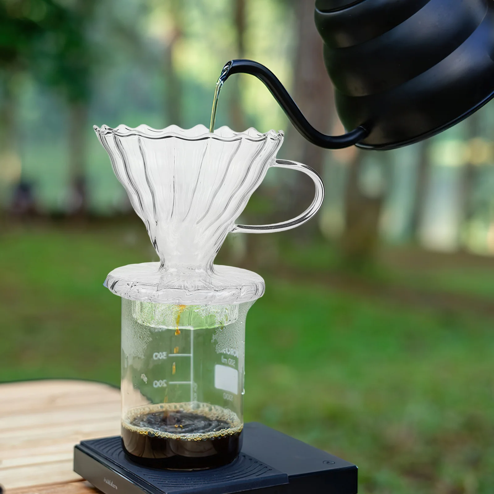 Portable Coffee Funnel Reusable Clear Glass Filter Cup Home Kitchen Espresso Pour-Over Coffee Maker Brewing Travel
Portable Coffee Funnel Reusable Clear Glass Filter Cup Home Kitchen Espresso Pour-Over Coffee Maker Brewing Travel
