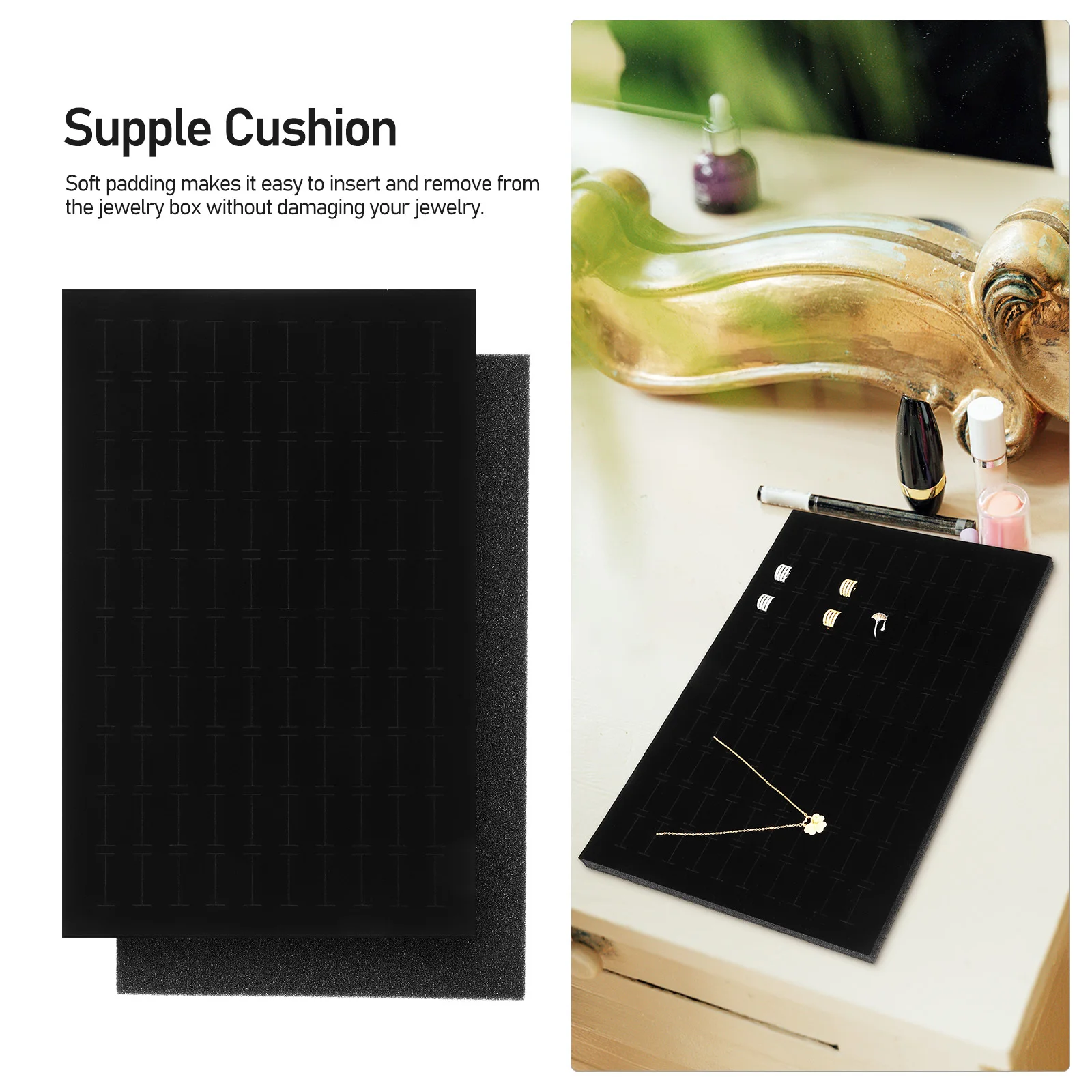 6 pcs Jewelry Box Insert Pads Multi-Slot Sponge Trays For Ring Earring Storage Organizer Mat Jewelry Insert Display Pad Ring
6 pcs Jewelry Box Insert Pads Multi-Slot Sponge Trays For Ring Earring Storage Organizer Mat Jewelry Insert Display Pad Ring