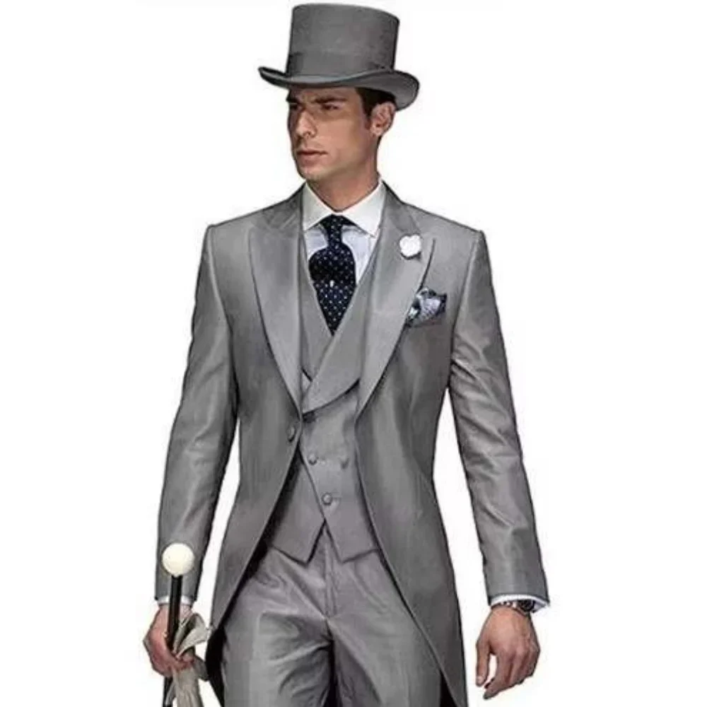 Men Formal Slim Fit Tuxedo Prom Suit Male Groom Wedding Blazers High Quality Groomsman Luxury Dress Business Banquet Party Suit
Men Formal Slim Fit Tuxedo Prom Suit Male Groom Wedding Blazers High Quality Groomsman Luxury Dress Business Banquet Party Suit
