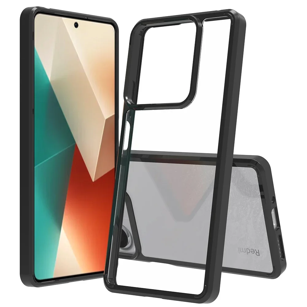 Crystal Clear TPU/PC Case for Xiaomi Redmi Note 13 Pro Plus 5G Note13 Funda Shockproof Shell Hybrid Heavy Duty Phone Back Cover
Crystal Clear TPU/PC Case for Xiaomi Redmi Note 13 Pro Plus 5G Note13 Funda Shockproof Shell Hybrid Heavy Duty Phone Back Cover