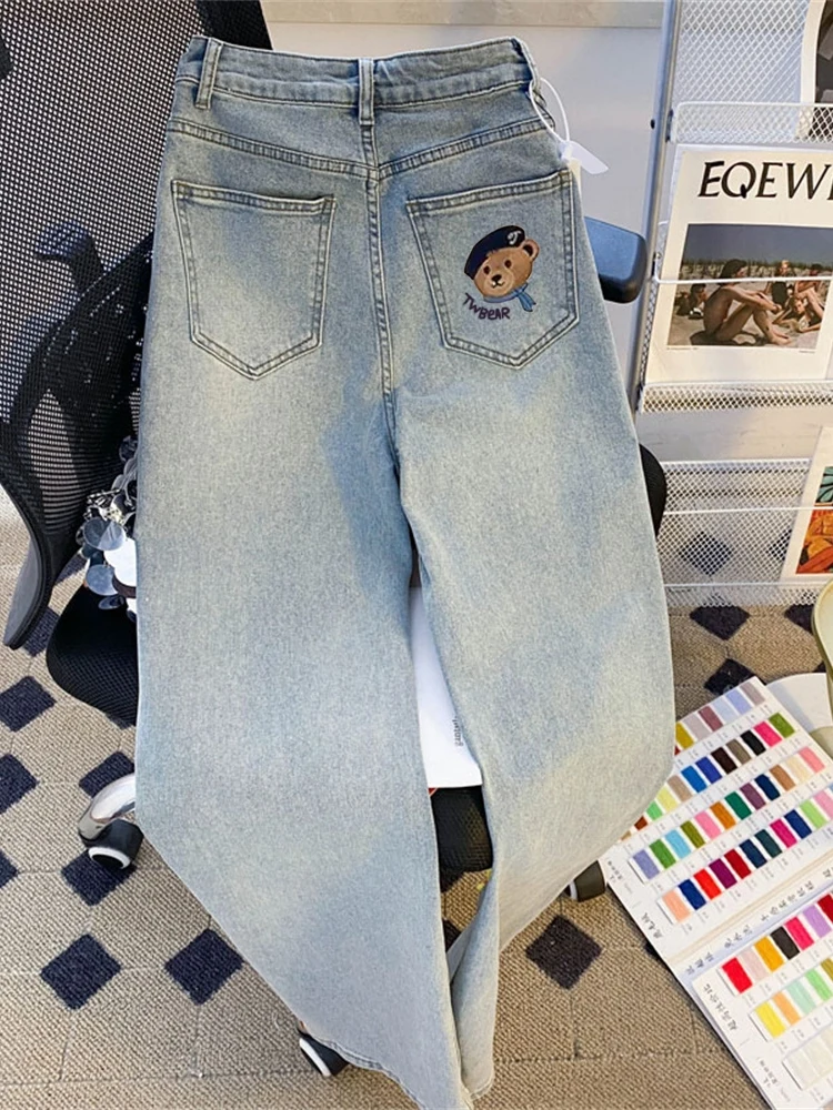 Джинсы с высокой талией и широкими штанинами, свободного кроя, прямые, из денима, для мужчин и женщин, весна-осень, винтажные, молодежные, модные
Джинсы с высокой талией и широкими штанинами, свободного кроя, прямые, из денима, для мужчин и женщин, весна-осень, винтажные, молодежные, модные