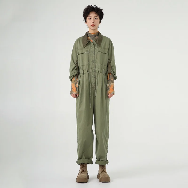 Женский комбинезон-брюки: Новинка сезона Осень-Зима, модный повседневный костюм с длинными брюками, оригинальный дизайн, средняя талия, хлопок
Женский комбинезон-брюки: Новинка сезона Осень-Зима, модный повседневный костюм с длинными брюками, оригинальный дизайн, средняя талия, хлопок