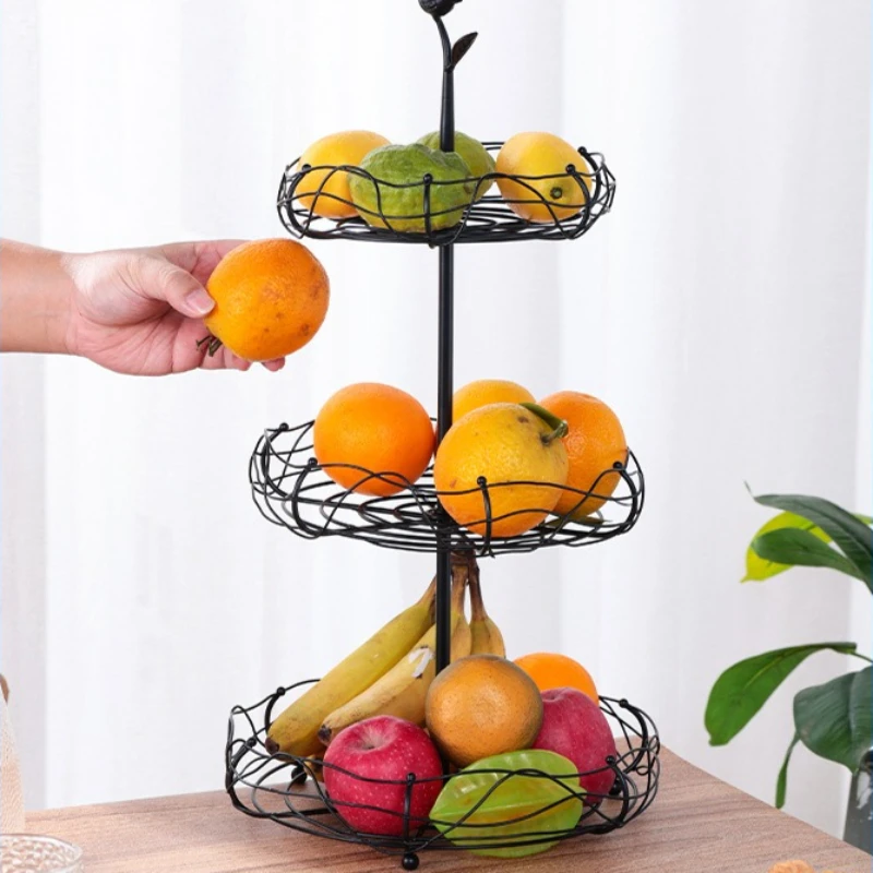 Creative Fruit Plate Multi-layer Fruit Plate Wrought Iron Candy Snack Shelf Vegetable Storage Basket Living Room Fruit Basket
Creative Fruit Plate Multi-layer Fruit Plate Wrought Iron Candy Snack Shelf Vegetable Storage Basket Living Room Fruit Basket