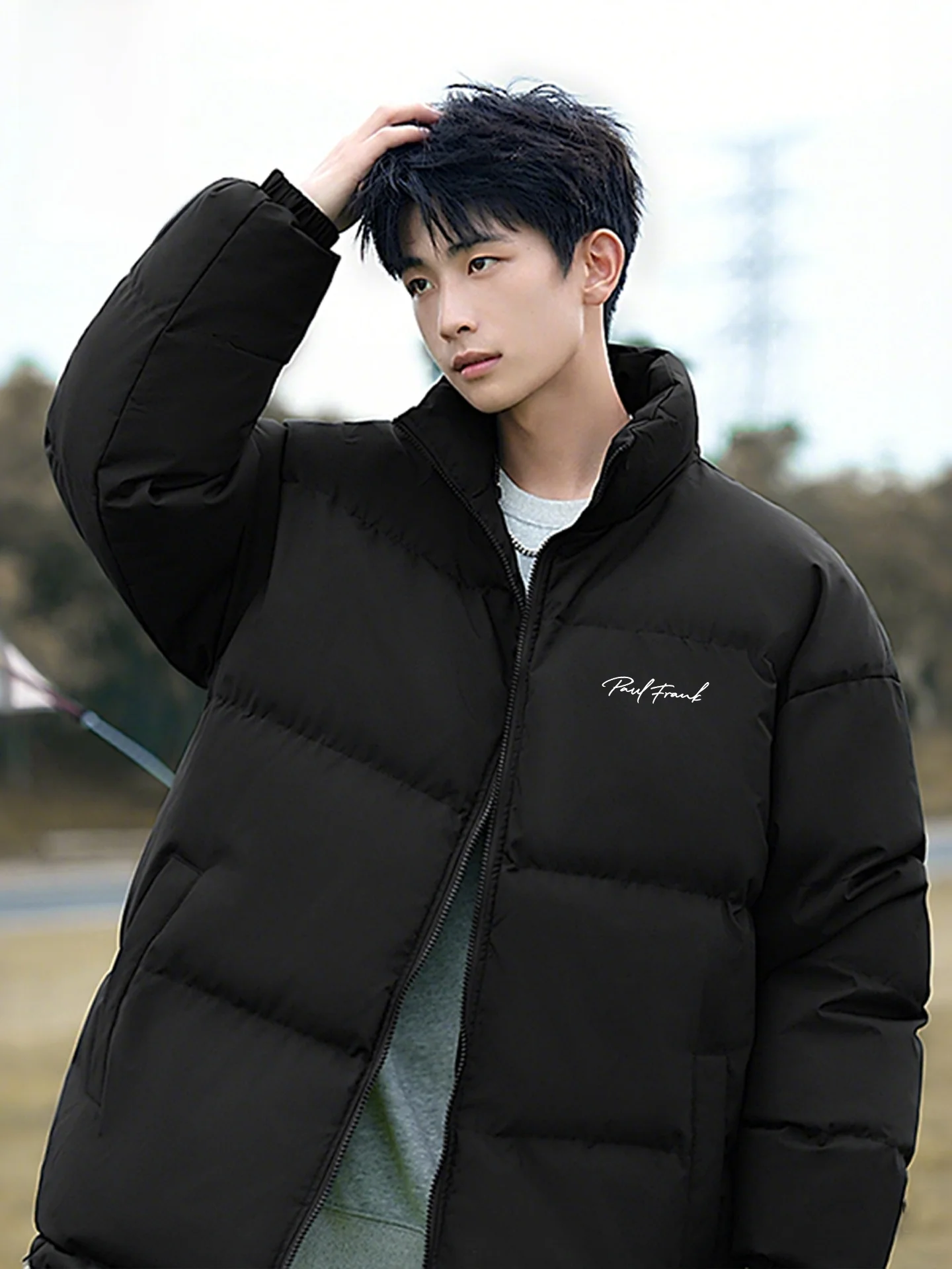 Monkey Winter Jaet Men's Thiened Cotton Coat Stand Collar Warmth Proof Casual Wear Stand Fit Long Sve Zi...
Monkey Winter Jaet Men's Thiened Cotton Coat Stand Collar Warmth Proof Casual Wear Stand Fit Long Sve Zi...