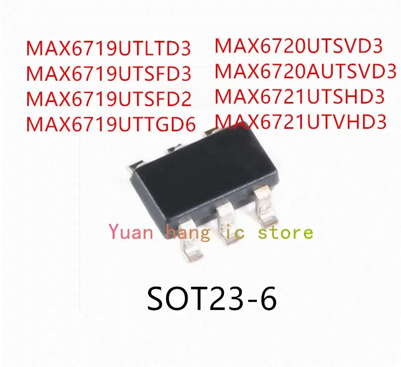 10PCS MAX6719UTLTD3 MAX6719UTSFD3 MAX6719UTSFD2 MAX6719UTTGD6 MAX6720UTSVD3 MAX6720AUTSVD3 MAX6721UTSHD3 MAX6721UTVHD3 IC
10PCS MAX6719UTLTD3 MAX6719UTSFD3 MAX6719UTSFD2 MAX6719UTTGD6 MAX6720UTSVD3 MAX6720AUTSVD3 MAX6721UTSHD3 MAX6721UTVHD3 IC