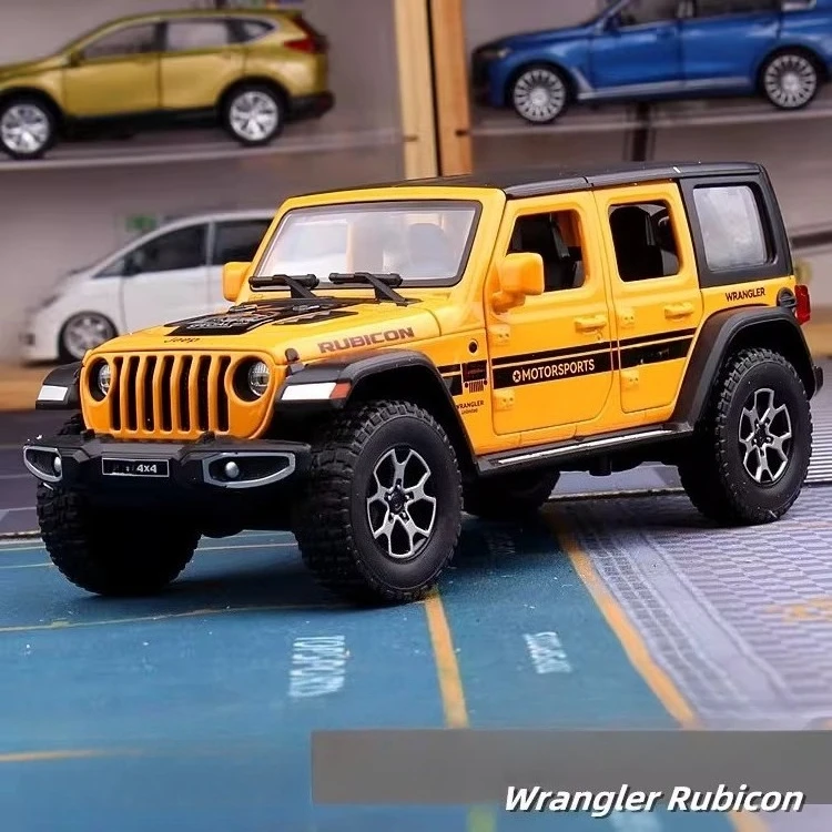 1:32 Wrangler Rubicon Simulation Diecast Alloy Off-road Car Model Sound Light Pull Back Collection Kids Toy Gifts
1:32 Wrangler Rubicon Simulation Diecast Alloy Off-road Car Model Sound Light Pull Back Collection Kids Toy Gifts