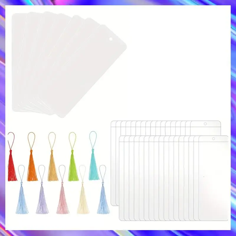 Paper Blank Bookmarks With Tassels Clear Bookmark Blanks Colorful Tassels Cardstock DIY Bookmark Making Kit
Paper Blank Bookmarks With Tassels Clear Bookmark Blanks Colorful Tassels Cardstock DIY Bookmark Making Kit