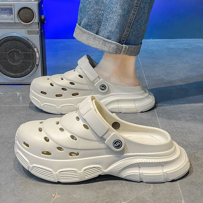 Men's one-word drag men's beach shoes men's home slippers men's sandals bag head drag
Men's one-word drag men's beach shoes men's home slippers men's sandals bag head drag