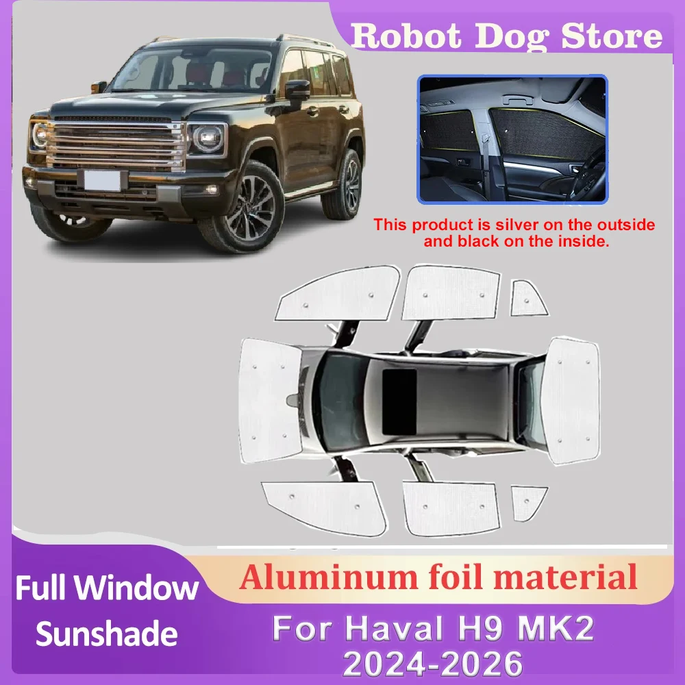 Car Windshield Sunshade For Haval H9 2026 Accessories 2024 2025 MK2 Full Cover Sun Shades Auto Visor Aluminium Foil Baffle Tools
Car Windshield Sunshade For Haval H9 2026 Accessories 2024 2025 MK2 Full Cover Sun Shades Auto Visor Aluminium Foil Baffle Tools