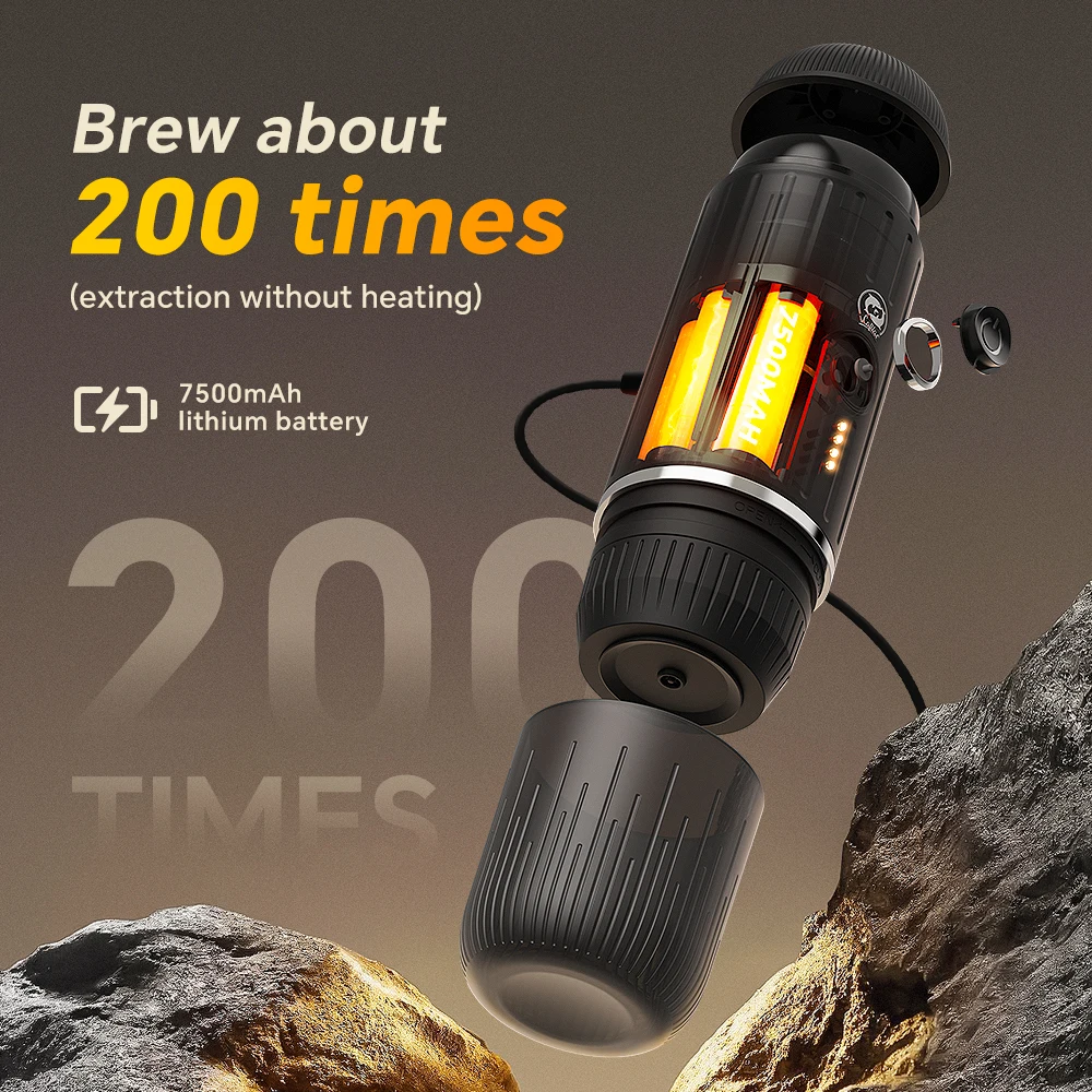 2 in 1 Portable Espresso Machine Coffee Maker Compatible with Nespresso Capsule Ground Coffee for Car Traval Camping Coffeeware
2 in 1 Portable Espresso Machine Coffee Maker Compatible with Nespresso Capsule Ground Coffee for Car Traval Camping Coffeeware