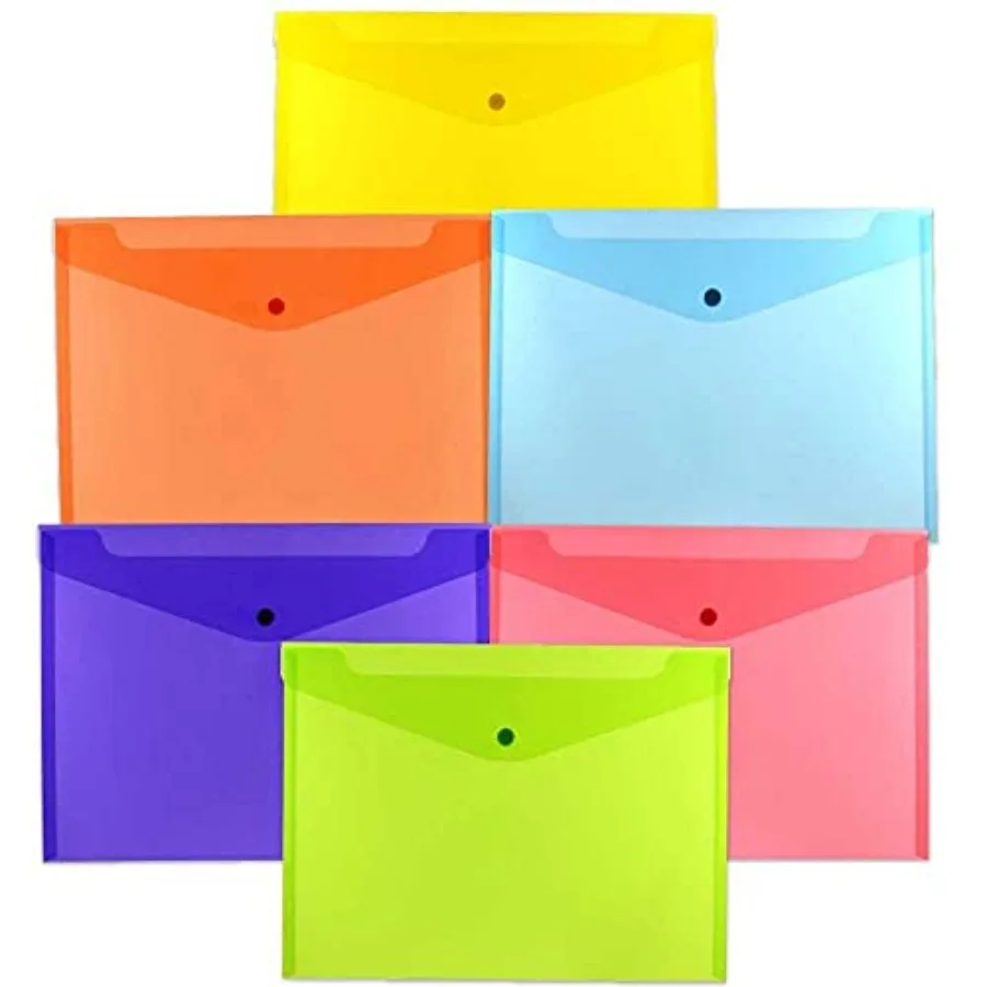 Plastic Envelopes with Snap Closure - Letter Booklet - 9 3/4 x 13
Plastic Envelopes with Snap Closure - Letter Booklet - 9 3/4 x 13