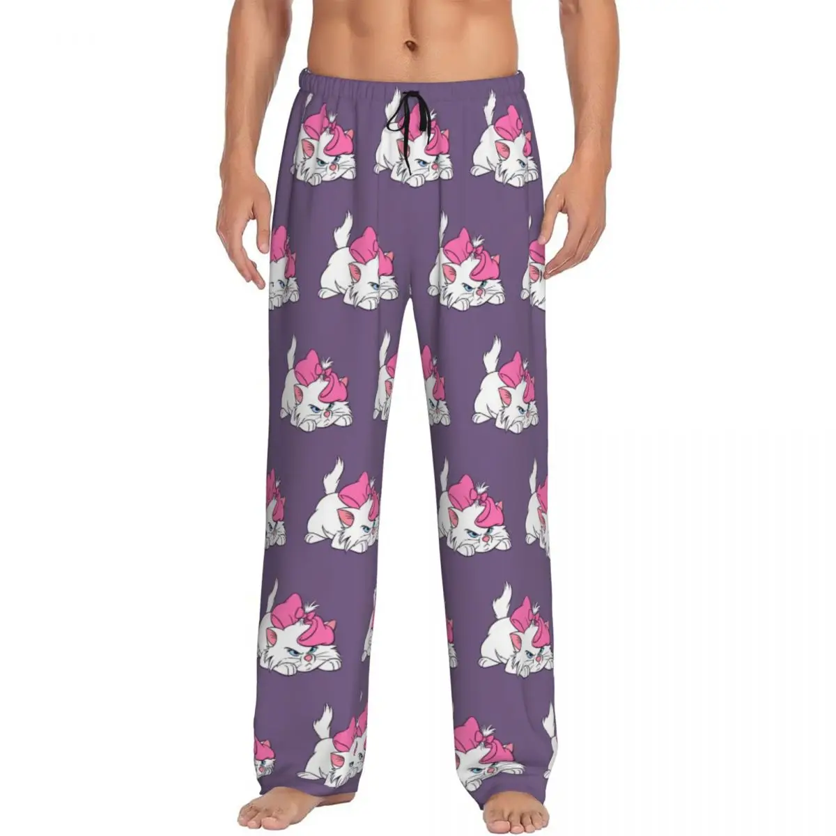 Custom Printed Marie Cat Pajama Pants Men's Animation Sleep Sleepwear Bottoms with Pockets
Custom Printed Marie Cat Pajama Pants Men's Animation Sleep Sleepwear Bottoms with Pockets