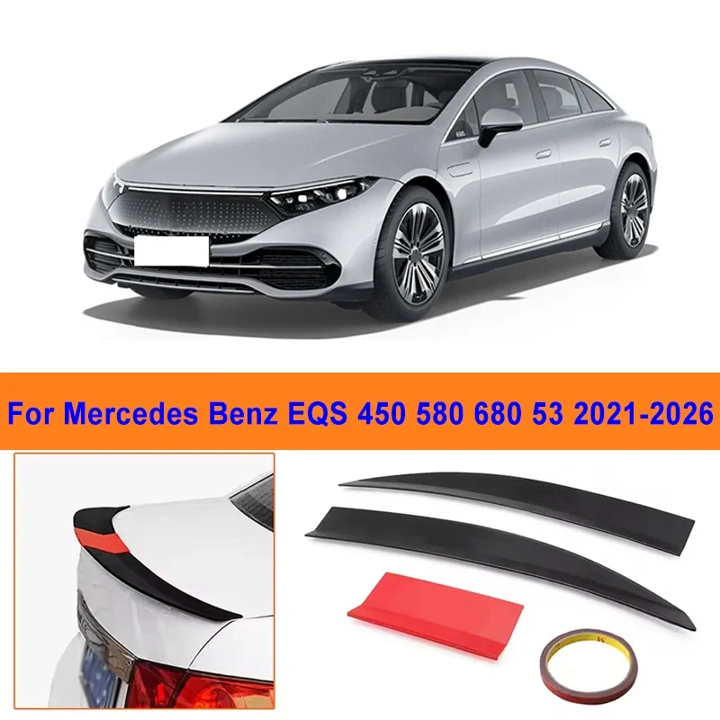 For Mercedes Benz EQS 450 580 680 53 2021-2026 3-Section ABS Rear Trunk Spoiler 115-125cm Adjustable Sports Decor Top Wing
For Mercedes Benz EQS 450 580 680 53 2021-2026 3-Section ABS Rear Trunk Spoiler 115-125cm Adjustable Sports Decor Top Wing