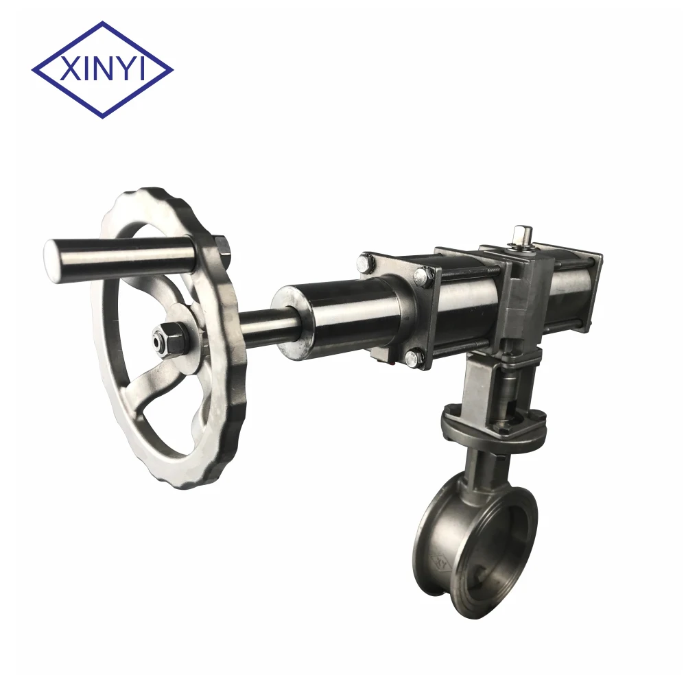 PN16 Pneumatic Manual Ss304 Regulating Flow Adjust Metal Seal Wafer butterfly Valve for Dyeing Machine
PN16 Pneumatic Manual Ss304 Regulating Flow Adjust Metal Seal Wafer butterfly Valve for Dyeing Machine