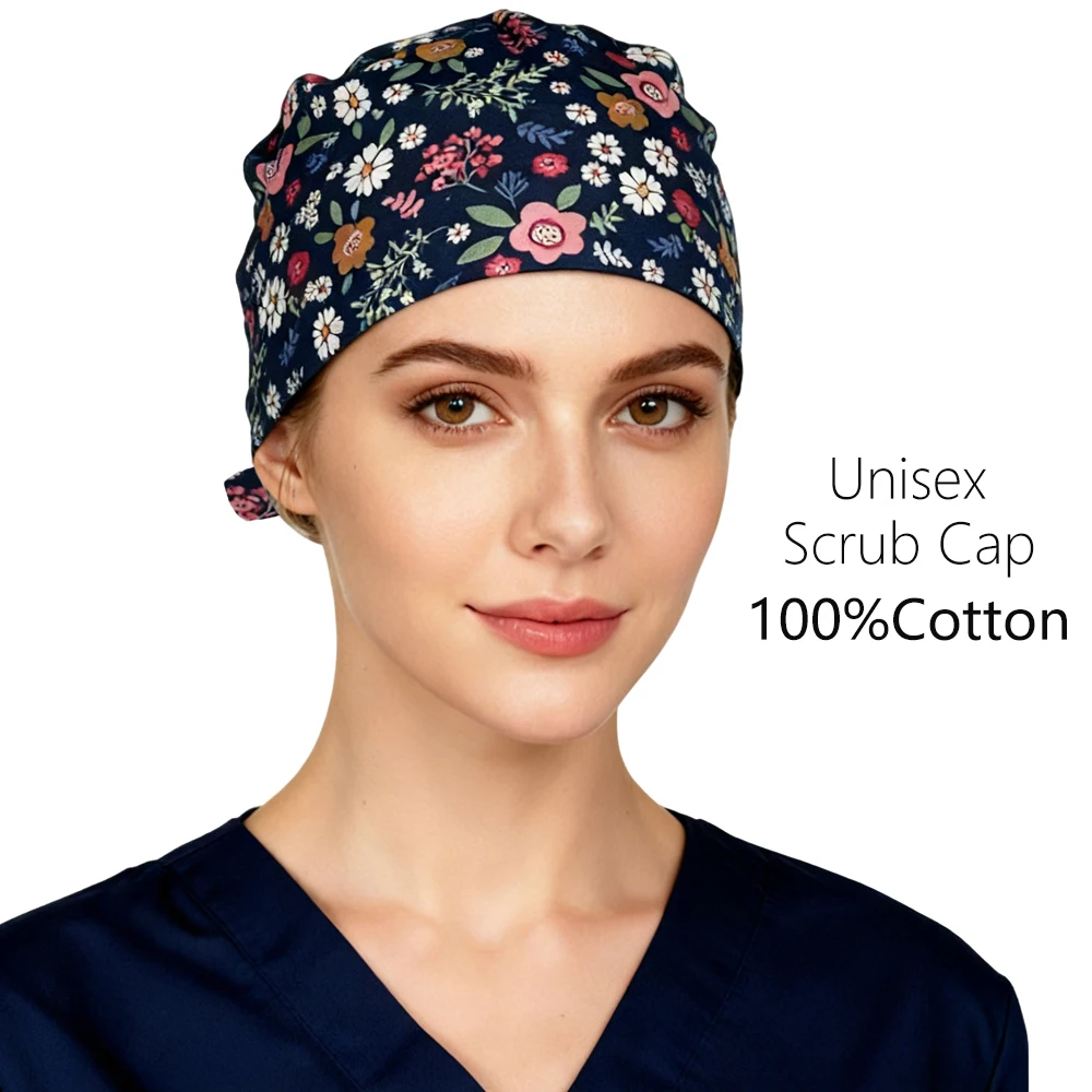 Women 's Floral Pattern Surgical Hat Cotton Spa Beauty Salon Beautician Chef Working Hats Unisex Medical Nurse Nursing Scrub Cap
Women 's Floral Pattern Surgical Hat Cotton Spa Beauty Salon Beautician Chef Working Hats Unisex Medical Nurse Nursing Scrub Cap