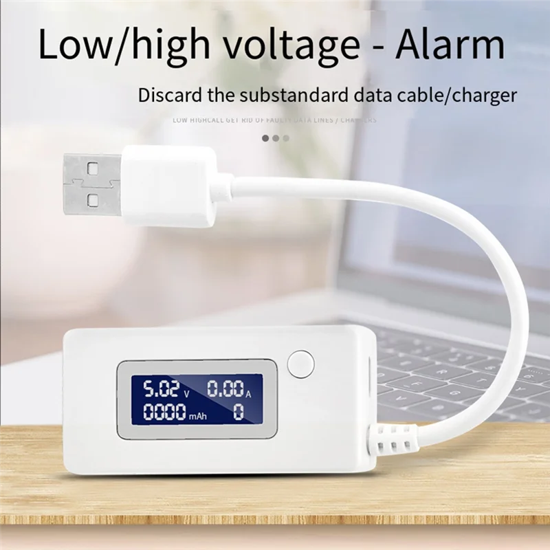 N04R Multi-Functional USB Charger Tester With LCD Display, Measures 4-30V 0-3A, Comprehensive Voltage And Current Meter
N04R Multi-Functional USB Charger Tester With LCD Display, Measures 4-30V 0-3A, Comprehensive Voltage And Current Meter
