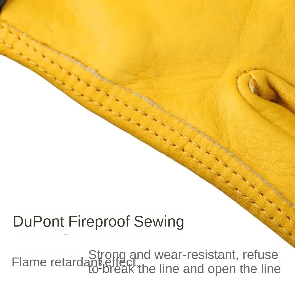 1 Pair Durable Yellow Cowhide Gloves Soft Heat-Resistant Welding Gloves for TIG Welding Flame Retardant Work Gloves Workplace
1 Pair Durable Yellow Cowhide Gloves Soft Heat-Resistant Welding Gloves for TIG Welding Flame Retardant Work Gloves Workplace