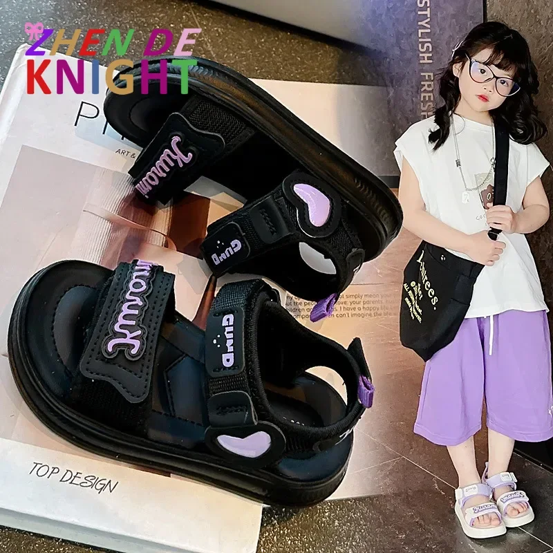 Summer Toddler Heart Soft Bottom Comfortable Kids Beach Sport Shoes Closed Toe Hook Loop Children Sandals 21-30 Girls Sandals
Summer Toddler Heart Soft Bottom Comfortable Kids Beach Sport Shoes Closed Toe Hook Loop Children Sandals 21-30 Girls Sandals