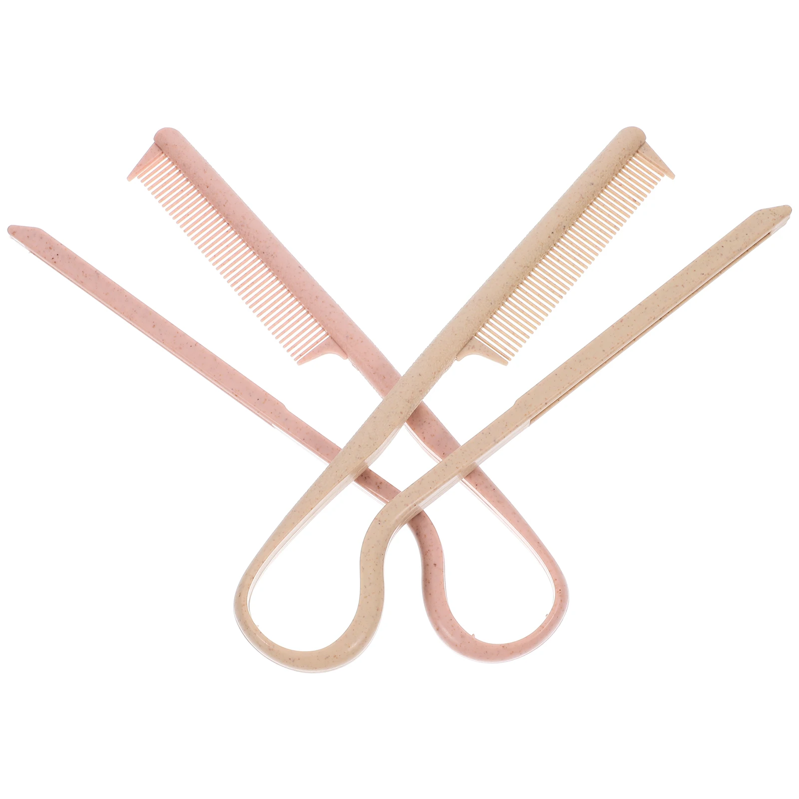 2pcs Straightening Comb Hair Shaping V Shaped Styling Comb Durable Plastic Dark Pink Beige Long Modeling Wide Tooth Blending
2pcs Straightening Comb Hair Shaping V Shaped Styling Comb Durable Plastic Dark Pink Beige Long Modeling Wide Tooth Blending