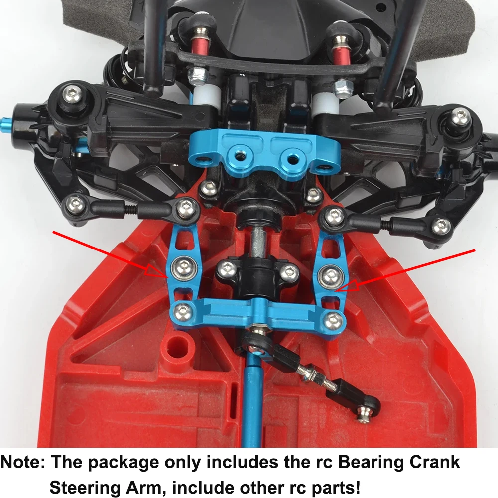 1 Set Aluminum Bearing Crank Steering Arm Suitable for Tamiya TT-02 TT-02SR TT02D TT02B TT-02BR
1 Set Aluminum Bearing Crank Steering Arm Suitable for Tamiya TT-02 TT-02SR TT02D TT02B TT-02BR