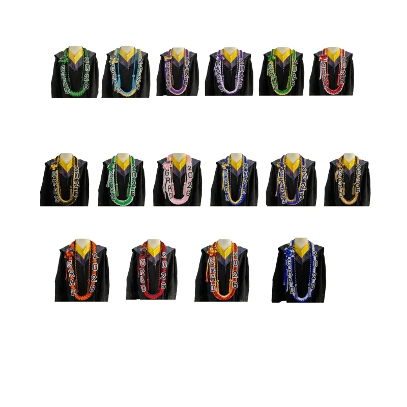 N0PE Graduation Lei Academic Regalia Tassels Cord For 2026 Graduate Lei Necklace Double Design
N0PE Graduation Lei Academic Regalia Tassels Cord For 2026 Graduate Lei Necklace Double Design