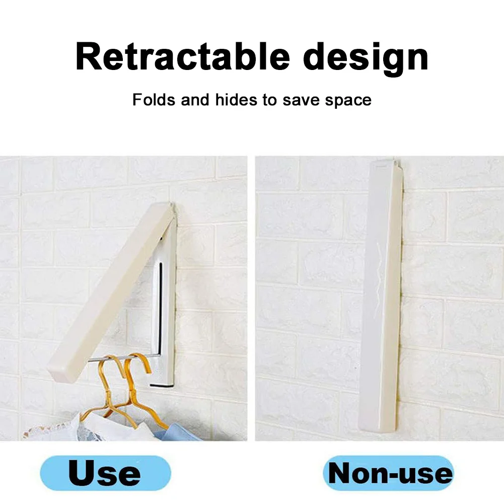 Folding Clothes Hanger Wall Mounted Clothes Hanger Folding Wall Hanger Clothes Storage Hanging Rack for Laundry Room Bathroom
Folding Clothes Hanger Wall Mounted Clothes Hanger Folding Wall Hanger Clothes Storage Hanging Rack for Laundry Room Bathroom