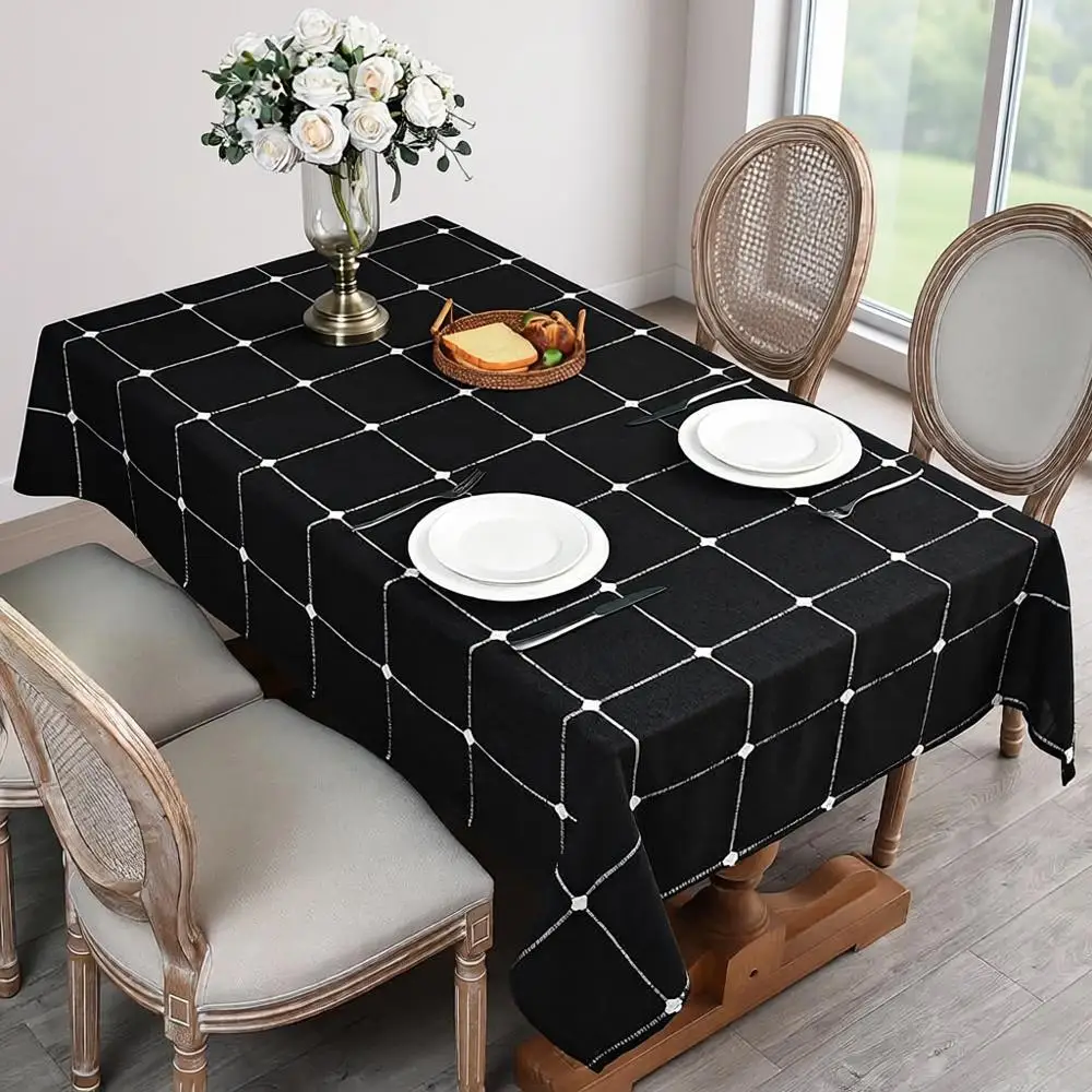 Heavyweight Washable Black Linen Tablecloth, 120x53 Inches, Suitable for Dining, Picnics, and Outdoor Events
Heavyweight Washable Black Linen Tablecloth, 120x53 Inches, Suitable for Dining, Picnics, and Outdoor Events