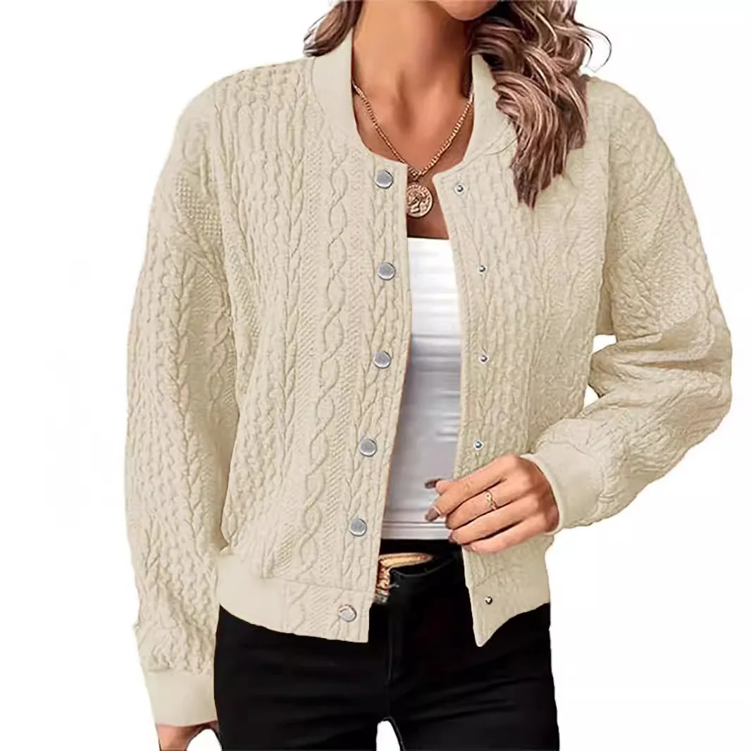 2024 Cross border European and American New Women's Fashion Cardigan Button Top Jacket Coat Women
2024 Cross border European and American New Women's Fashion Cardigan Button Top Jacket Coat Women