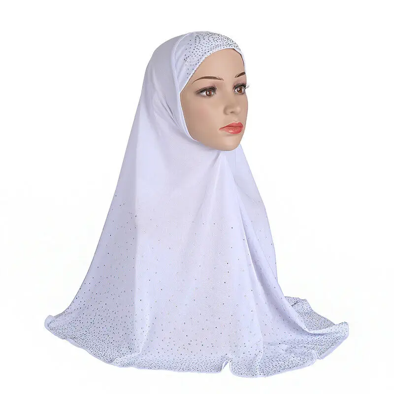 High Quality Big Size Muslim Women One Piece Amira Instant Scarf Hijab Rhinestones Pull On Ready Made Islamic Scarf Head Wrap
High Quality Big Size Muslim Women One Piece Amira Instant Scarf Hijab Rhinestones Pull On Ready Made Islamic Scarf Head Wrap