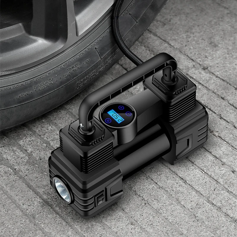12V Car Inflator Pump Portable Air Compressor Tire Inflator Tire Pump 150Psi With Digital Pressure Gauge Flashlight for Car Ball
12V Car Inflator Pump Portable Air Compressor Tire Inflator Tire Pump 150Psi With Digital Pressure Gauge Flashlight for Car Ball