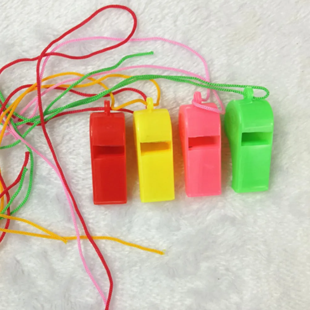 10 шт. свистков для вечеринок, случайный цвет, высокая громкость, пластиковые свистки с ремешком для кемпинга, туризма, активного отдыха на природе
10 шт. свистков для вечеринок, случайный цвет, высокая громкость, пластиковые свистки с ремешком для кемпинга, туризма, активного отдыха на природе