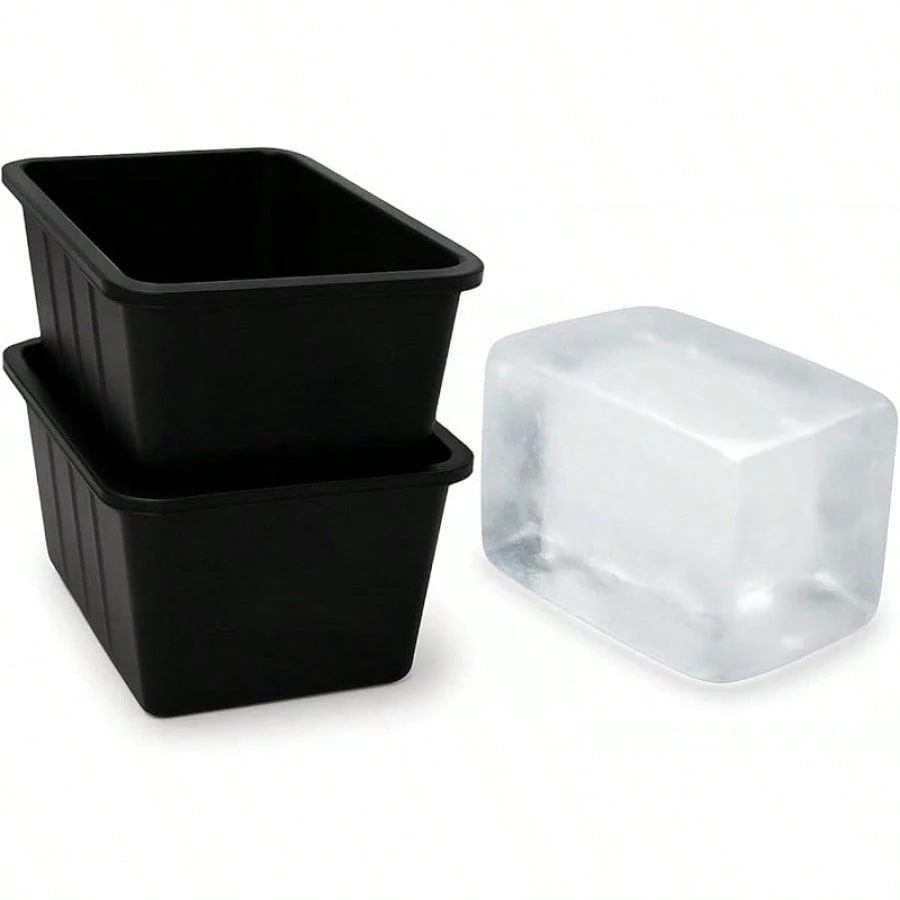 Heavy Duty 2.5lb Ice Block Mold For Ice Bath, Coolers, And Soap Making, Large Ice Cube Tray, Large Silicone Molds, Ice Bath Tub, Big Ice Cube Tray, Blue Ice Packs For Coolers
Heavy Duty 2.5lb Ice Block Mold For Ice Bath, Coolers, And Soap Making, Large Ice Cube Tray, Large Silicone Molds, Ice Bath Tub, Big Ice Cube Tray, Blue Ice Packs For Coolers