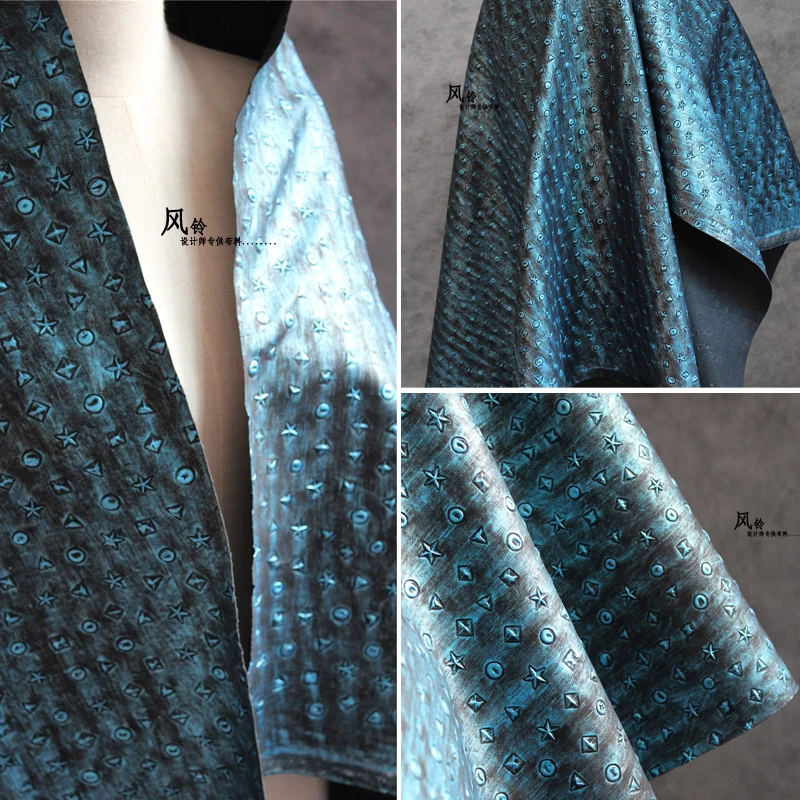 Blue PU Leather Fabric Letters Pattern DIY Waterproof Bag Locomotive Coat Stage Cosplay Decor Clothes Designer Fabric
Blue PU Leather Fabric Letters Pattern DIY Waterproof Bag Locomotive Coat Stage Cosplay Decor Clothes Designer Fabric