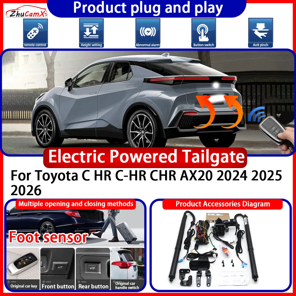 Electric Powered Tailgate for Toyota C HR C-HR CHR AX20 2024 2025 2026 anti pinch Smart Intelligent Trunk Control Gate Lift Kit
Electric Powered Tailgate for Toyota C HR C-HR CHR AX20 2024 2025 2026 anti pinch Smart Intelligent Trunk Control Gate Lift Kit
