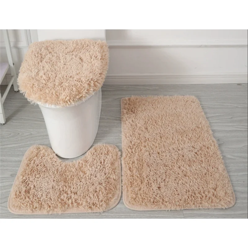 T98C-Toilet Seat Cover 3Pcs Bath Mat Shower Room Floor Rug Home Bathroom Anti-Slip Absorbent Doormat Bathtub Decor Carpet 
T98C-Toilet Seat Cover 3Pcs Bath Mat Shower Room Floor Rug Home Bathroom Anti-Slip Absorbent Doormat Bathtub Decor Carpet