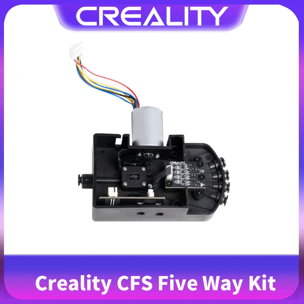 Creality Original CFS Bottom Bracket Five-Way Kit_Brushless Motor_0.35A_24V_L11 for K2 Plus/HI CFS 3d Printer Parts
Creality Original CFS Bottom Bracket Five-Way Kit_Brushless Motor_0.35A_24V_L11 for K2 Plus/HI CFS 3d Printer Parts