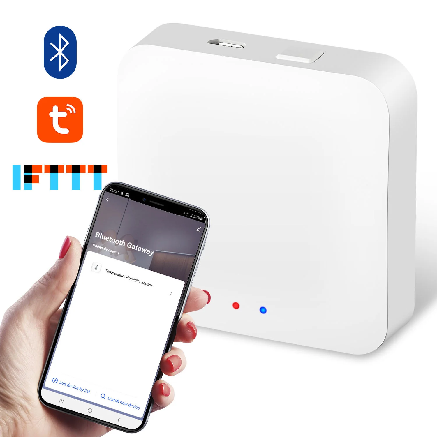 Беспроводной Wi-Fi пульт ДУ Tuya, хаб для умного дома, сетчатый мини-шлюз с поддержкой Bluetooth
Беспроводной Wi-Fi пульт ДУ Tuya, хаб для умного дома, сетчатый мини-шлюз с поддержкой Bluetooth