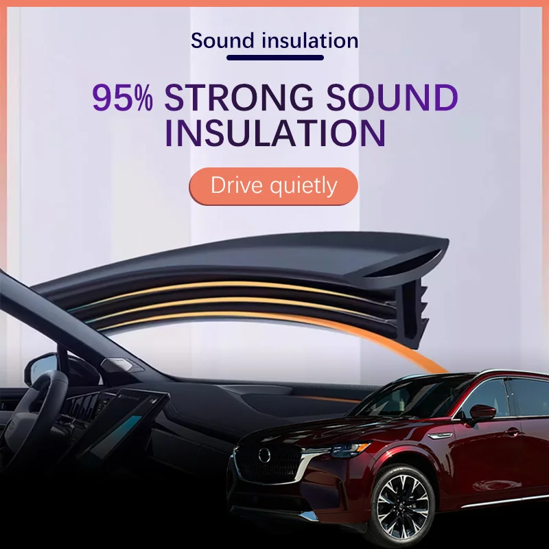 Car Dashboard Sealing Strip Interior Auto Noise Sound Insulation Rubber Trim Weatherstrip For Mazda CX90 2017-2024
Car Dashboard Sealing Strip Interior Auto Noise Sound Insulation Rubber Trim Weatherstrip For Mazda CX90 2017-2024