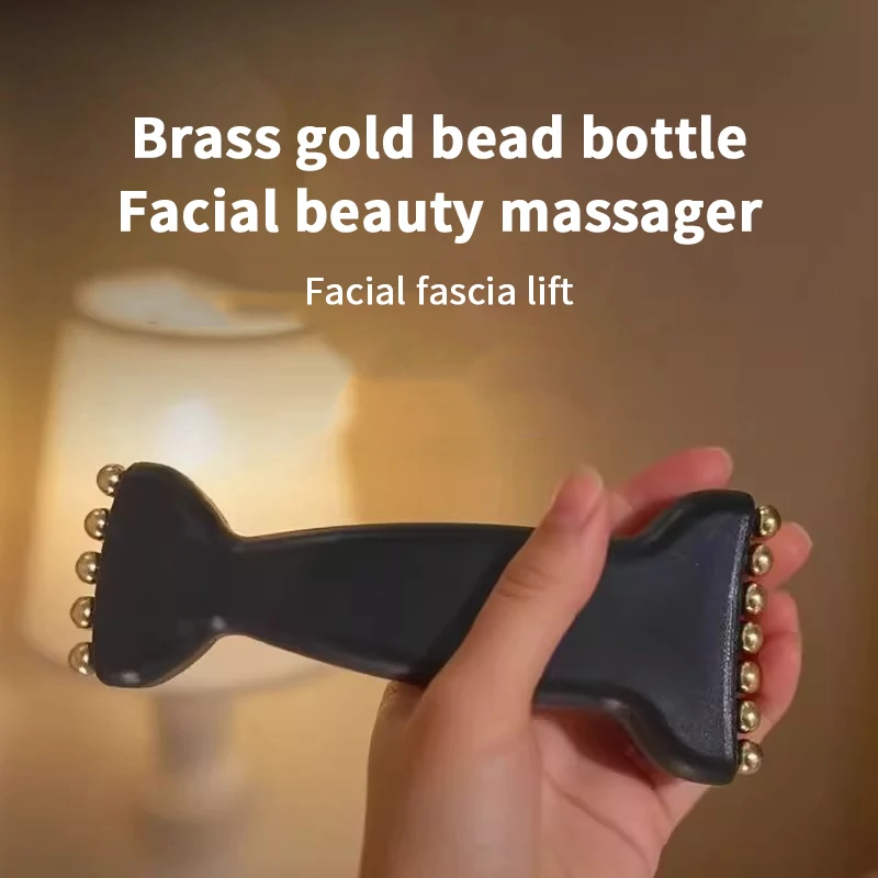 Traditional Brass Meridian Brush Face Massager for Puffiness Reduction Lifting Tightening Eye & Body Spa Facial Beauty Tool
Traditional Brass Meridian Brush Face Massager for Puffiness Reduction Lifting Tightening Eye & Body Spa Facial Beauty Tool