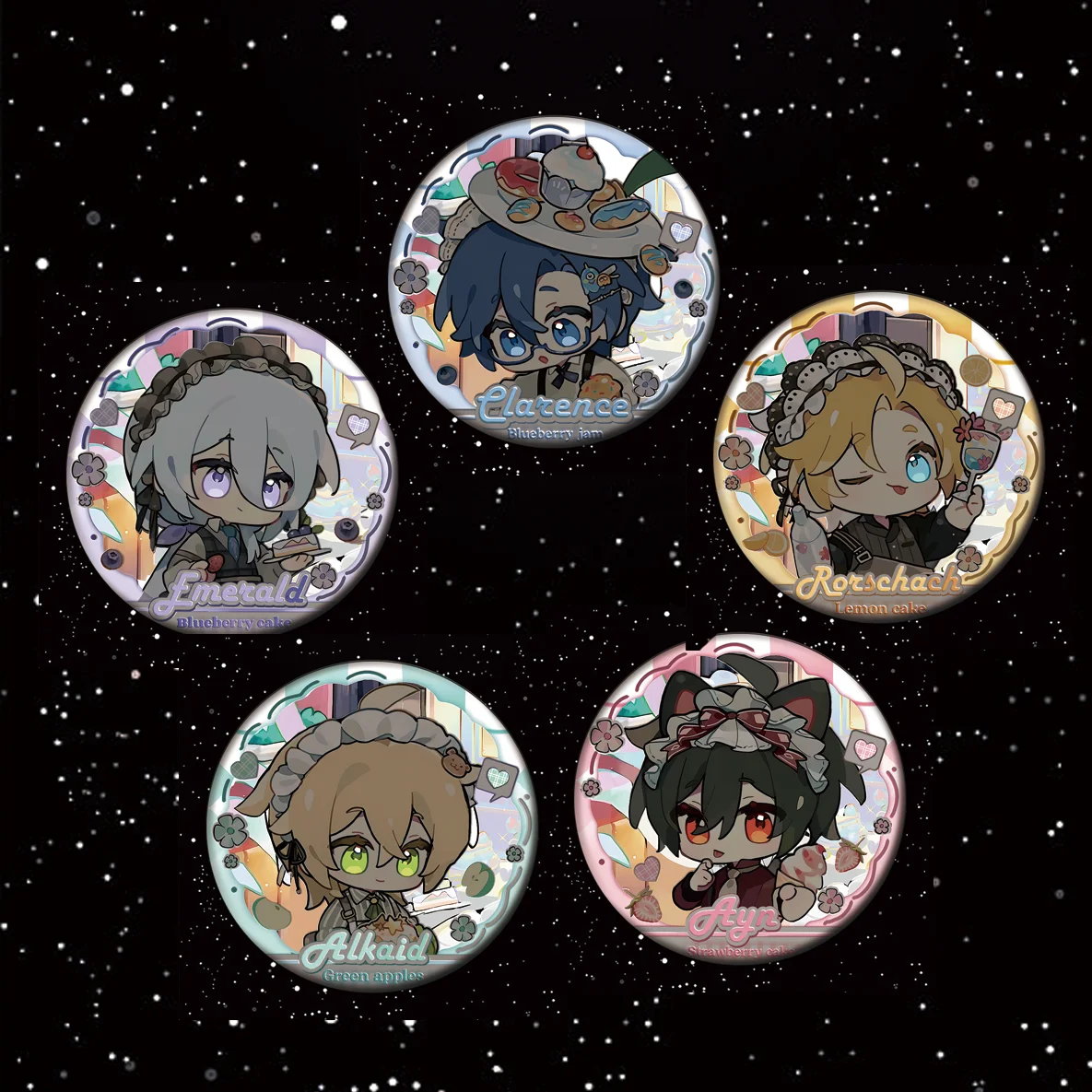 New Lovebrush Chronicles Badge Ayn Rorschach Anime Peripheral Cute Q Version Double Flash Brooch Schoolbag Pen Case Ornaments
New Lovebrush Chronicles Badge Ayn Rorschach Anime Peripheral Cute Q Version Double Flash Brooch Schoolbag Pen Case Ornaments