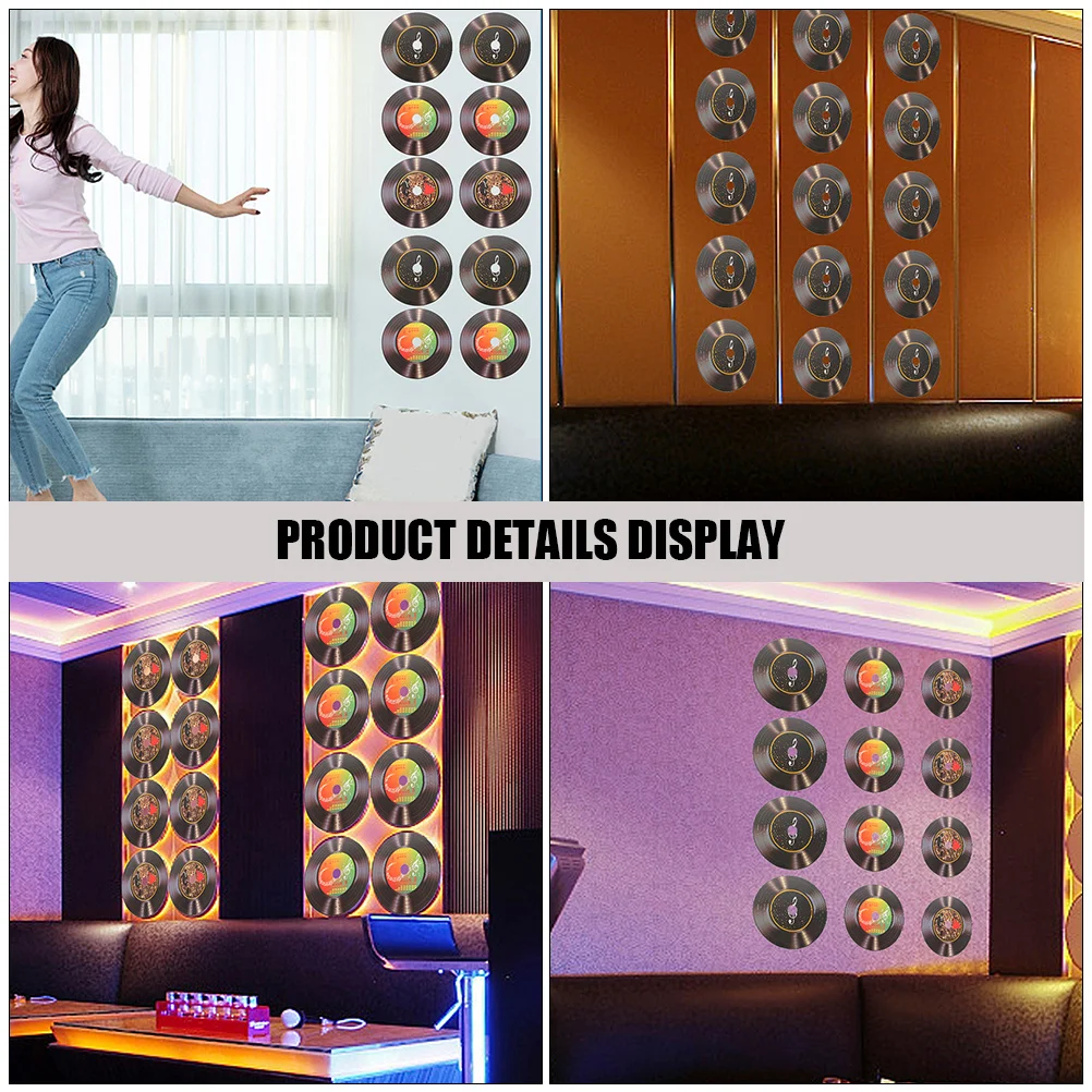 16Pcs PVC Vinyl Records Wall Decor Retro Style Record Disc Hanging Signs Vintage Bar Home Decorative Wall Ornament
16Pcs PVC Vinyl Records Wall Decor Retro Style Record Disc Hanging Signs Vintage Bar Home Decorative Wall Ornament