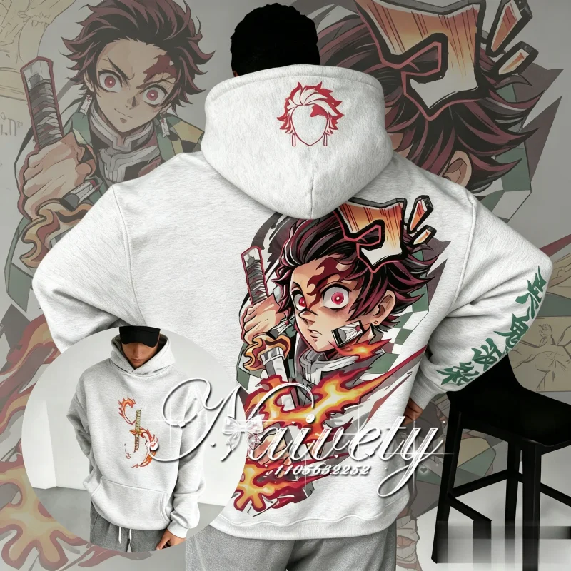 2026 Autumn Winter Hot Demon Slayer Tanjiro Print Hoodie Cotton Casual Warm Fashion Streetwear Parent-Child Couple Sweatshirt
2026 Autumn Winter Hot Demon Slayer Tanjiro Print Hoodie Cotton Casual Warm Fashion Streetwear Parent-Child Couple Sweatshirt