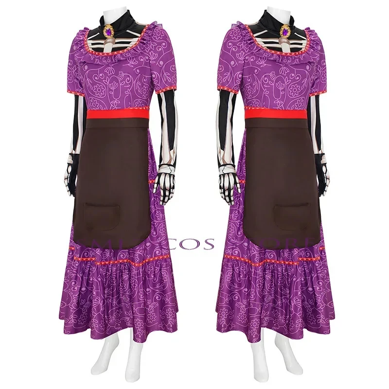✠2026✠ Anime Mama Imelda Cosplay Costume Girls Skeleton Dresse Music Dreaming Around Halloween Party Fancy Dress For Kids Purp✠
✠2026✠ Anime Mama Imelda Cosplay Costume Girls Skeleton Dresse Music Dreaming Around Halloween Party Fancy Dress For Kids Purp✠