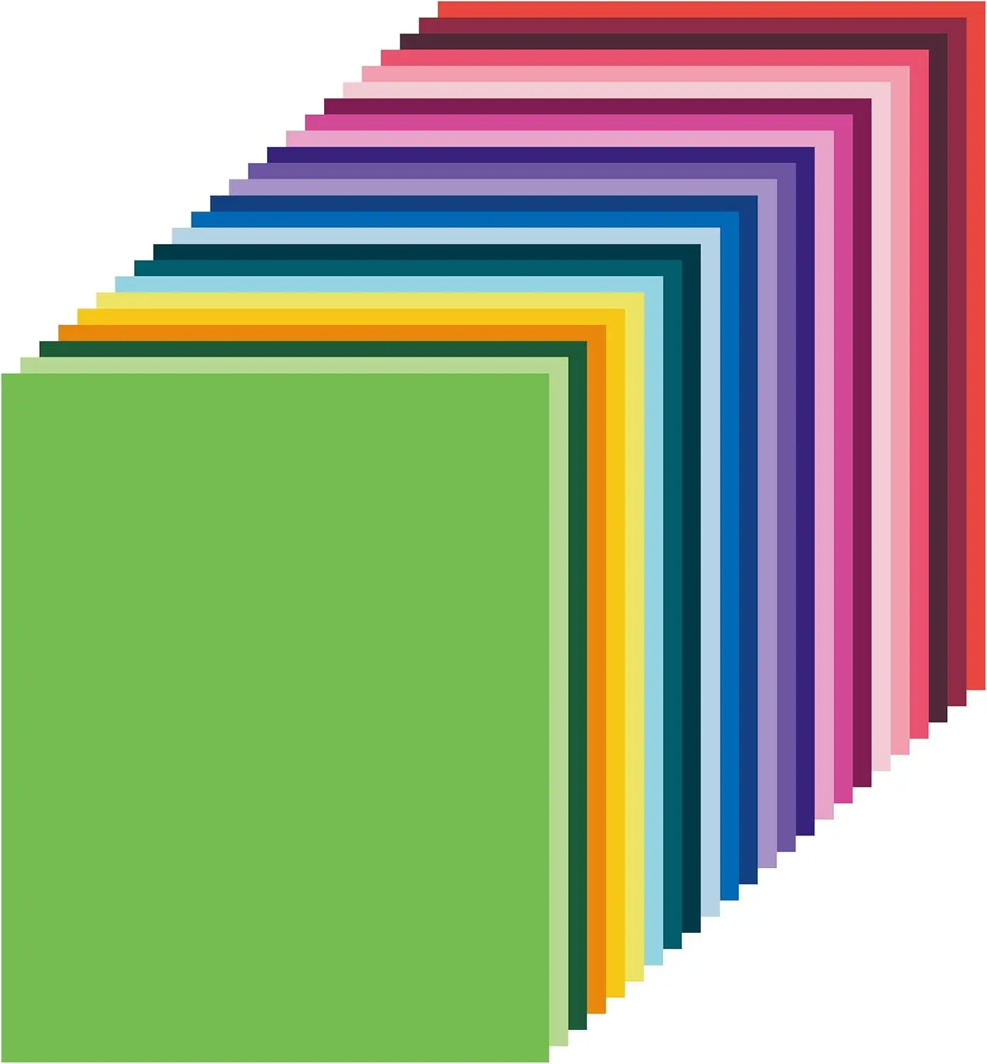 120 Sheets Pastel Cardstock Paper, 24 Colors 120GSM for Printing Crafts Scrapbooking DIY Projects
120 Sheets Pastel Cardstock Paper, 24 Colors 120GSM for Printing Crafts Scrapbooking DIY Projects